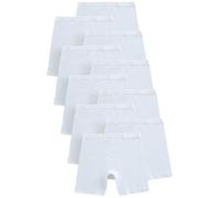 NEXT Mädchen Shorts-Slips mit langem Bein, 10er-Pack Weiß 134-140