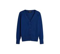 NEXT Mädchen Standard Strickjacke mit V-Ausschnitt Blau 128