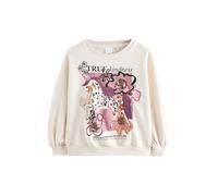 NEXT Mädchen Sweatshirt Ecru/Pink Unicorn Applique 110