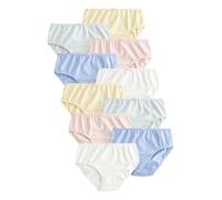 NEXT Mädchen Unterhosen, 10er-Pack Yellow/White 166-168