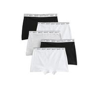 NEXT Mädchen Unterhosen, 5er-Pack Schwarz/Grau/Weiß 166-168