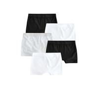 NEXT Mädchen Unterhosen, 5er-Pack Schwarz/Weiß/Grau 158-164
