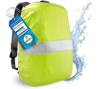 Nextcover® NEU Universeller Regenschutz für Rucksack & Schulranzen [AquaShield] I 100% Wasserdichter Rucksack Regenschutz für effektiven Schutz vor Nässe I Rucksack Überzug Reflektierend I Regenhülle