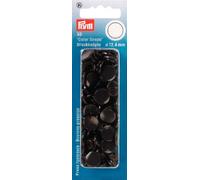 NF Druckkn Color Snaps rund 12,4mm dklbraun