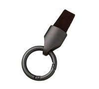 NFAHBAQA Auto Schlüsselanhänger für a1 a1 s-line a1 sportback a1 s a2 a3 s-line a3 8p 8v a3, Leder Multifunktionaler Schlüsselanhänger, Schnalle aus Zinklegierung, mit Ringen Schlüssel,Matte/Coffee