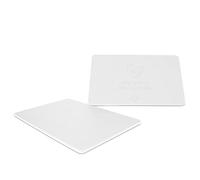 NFC/RFID Blocker Karten, Schutz vor Datendiebstahl, Kein Auslesen von ec-Karten, Kreditkarten, Peronalausweis etc. möglich, 2 Stück, ISO Format, 85 x 54 x 1,3 mm, matt weiß