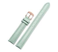 NFJNFCF 12 mm 14 mm 16 mm 18 mm 20 mm Herren- und Damen-Uhrenarmband aus Rindsleder, kompatibel mit Casio Fossil DW Folli Follie Uhrenarmband, Armbandzubehör(Blue rose,12mm)