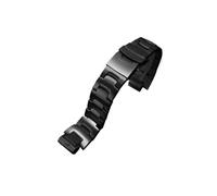 NFJNFCF 16 mm massives Edelstahlarmband, kompatibel mit Casio PROTREK PRW-3000 3100 6000 6100, Faltschließe, Herren, Sport-Ersatzarmband(Noir)