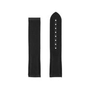 NFJNFCF 20 mm 21 mm 22 mm gebogenes Armband, kompatibel mit Omega Seamaster 300 Ocean Speedmaster 8900 Planet Ocean, Stoff, Nylon, Gummi, Herren-Armband, Werkzeuge(Black no,20mm)