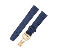 NFJNFCF 20 mm 21 mm 22 mm Uhrenarmband aus Nylon-Canvas-Stoff, kompatibel mit IWC Pilot Spitfire Timezone, oberes Armband, grün-schwarze Gürtel, Armbanduhrenarmbänder(Blue-Golden-Z7,22mm)