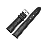 NFJNFCF 20 mm 22 mm Echtlederarmband, kompatibel mit Casio BEM-501 506 307 EDIFICE Series EFB-530 MTP-1303 Uhrenarmband, Schwarzbraun(Black sk,20mm)