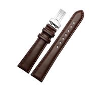 NFJNFCF 20 mm 22 mm Echtlederarmband, kompatibel mit Casio BEM-501 506 307 EDIFICE Series EFB-530 MTP-1303 Uhrenarmband, Schwarzbraun(Matte Brown,20mm)