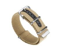NFJNFCF 20 mm 22 mm wasserdichtes Nylonarmband, kompatibel mit Rolex/Tudor/Casio, Canvas-Armband/Citron, integriertes Uhrenarmband, Schwarz/Blau/Armeegrün/Khaki(F2 khaki,20mm)