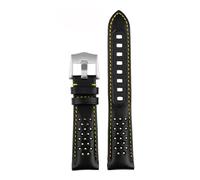 NFJNFCF 21 mm Kalbsleder-Uhrenarmband, kompatibel mit Omega Super Moon Dark Side Apollo 8 Serie Herren 311.92 Uhrenarmband 311.92.44