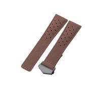 NFJNFCF Atmungsaktive, matte, exquisite Uhrenarmbänder aus echtem Rindsleder, kompatibel mit dem eleganten Gentleman-Uhrenarmband der Tag Heuer-Serie in den Größen 20, 22 und 24 mm(Coffee-BK-Z5,24mm)