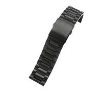 NFJNFCF Bequemes, freundliches Edelstahlarmband, kompatibel mit Diesel mit großem Zifferblatt Dz7321 Dz7272 Dz4305 Dz7314. Schweißfestes Armband, 22 24 26 mm(3-Beads-Black,22mm)