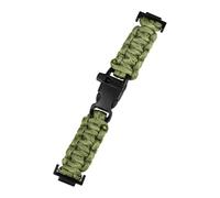NFJNFCF Kompatibel mit Casio G-SHOCK GA100/110/120/ DW 5600 GW-M5610 Canvas-Armband Outdoor-Regenschirmseil modifiziertes Nylon-Herrenuhrenarmband(Army green-black)