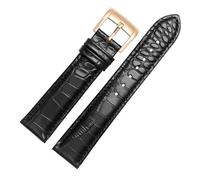 NFJNFCF Kompatibel mit Casio MTP-1375D MTP-1374L MTH-5001L Kalbslederarmband, kompatibel mit AR2411 2433 2447 0389, universelles Uhrenzubehör, 20 mm, 22 mm(Black rose,22mm)