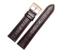 NFJNFCF Kompatibel mit Casio MTP-1375D MTP-1374L MTH-5001L Kalbslederarmband, kompatibel mit AR2411 2433 2447 0389, universelles Uhrenzubehör, 20 mm, 22 mm(Dark brown rose,22mm)