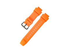 NFJNFCF Kompatibel mit Casio PR0TERK PRW-2500/5100/5000/2000/3500 Specialized Mountaineering Schweißfestes Silikon-Uhrenarmband mit konvexer Schnittstelle(Orang(link)-Black-K5)