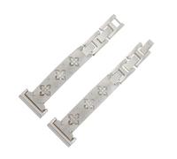 NFJNFCF Kompatibel mit Casio SHE-5010 5011 5007 5020 Damen-Uhrenarmband aus Edelstahl mit Schnellverschluss, 18 mm, Gold/Roségold/Silber(Starlight color)