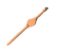 NFJNFCF Kompatibel mit Fossil Es3077 Es2830 Es3262 Es3060 Damenarmband aus echtem Rindsleder, bequem, atmungsaktiv, kleine Uhrenarmbänder 8 mm(Light brown-Golde-K1)