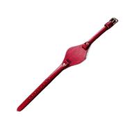 NFJNFCF Kompatibel mit Fossil Es3077 Es2830 Es3262 Es3060 Damenarmband aus echtem Rindsleder, bequem, atmungsaktiv, kleine Uhrenarmbänder 8 mm(Red-Rose-K1)