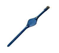 NFJNFCF Kompatibel mit Fossil Es3077 Es2830 Es3262 Es3060 Damenarmband aus echtem Rindsleder, bequem, atmungsaktiv, kleine Uhrenarmbänder 8 mm(Dark blue-Golden-K1)
