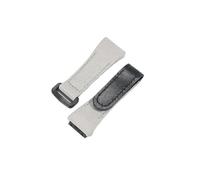 NFJNFCF Kompatibel mit RICHARD MILLE RM50 RM53, wasserdichtes Herren-Uhrenarmband aus Nylon und Canvas, Ringschnalle, Lederarmband, Schraubverschluss, 25 mm(Grey)