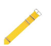 NFJNFCF Kompatibel mit Seiko-Nylonarmband Tissot Dw Casio Sports Langlebiges, wasserdichtes, atmungsaktives Canvas-Gewebe 18 20 22 mm integrierte Uhrenarmbänder(Yellow-Steel,20mm)