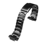 NFJNFCF Massives Edelstahl-Metall-Uhrenarmband, kompatibel mit Casio Edifice Series GST-B400 EFB-680 CL-7A ECB-10D Uhrenarmband, 14 mm Armband(Noir)