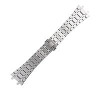 NFJNFCF Massives Edelstahl-Uhrenarmband, kompatibel mit AP 15400 15703 AP ROYAL OAK Audemars Piguet Royal Oak Uhrenarmband, 28 mm, 26 mm, Herrenarmband