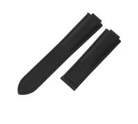 NFJNFCF Nylon-Uhrenarmband kompatibel mit Cartier Black Knight Strap Black Warrior Wsbb0015 Schwarz gewebtes Canvas Raised Mouth Herrenarmband 20,12 mm(Black-No Buckle,8x16mm)