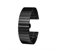 NFJNFCF Uhrenarmband aus Edelstahl 316, kompatibel mit Seven Fridays M1/M2, kompatibel mit Diesel1657/7395/7406/kompatibel mit Casio Big Dial Watch, Herrenarmband 24/26/28(Noir,20mm)