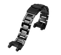 NFJNFCF Uhrenarmband aus Edelstahl, kompatibel mit Casio MTG-B1000, Herren, matt, Metall, schwarz, solides Uhrenarmband, Zubehör(Noir)