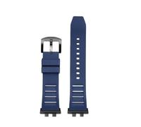 NFJNFCF Uhrenarmband kompatibel mit Casio GMW-B5000 GM-B2100 GMB2100 GMC-B2100 MRG-B2100D Uhrenarmband Gummiband Link Ersatzarmband(Blue-black pin)