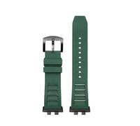 NFJNFCF Uhrenarmband kompatibel mit Casio GMW-B5000 GM-B2100 GMB2100 GMC-B2100 MRG-B2100D Uhrenarmband Gummiband Link Ersatzarmband(Green-black pin)