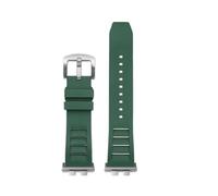 NFJNFCF Uhrenarmband kompatibel mit Casio GMW-B5000 GM-B2100 GMB2100 GMC-B2100 MRG-B2100D Uhrenarmband Gummiband Link Ersatzarmband(Green-silver pin)