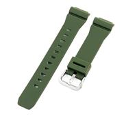 NFJNFCF Wasserdichtes, langlebiges Harz-Uhrenarmband, Khaki, Schwarz, Grün, Weiß, 16 mm, kompatibel mit Casio Octagon GM-S2100 Uhrenarmband, Dornschließe aus massivem Stahl(Army Green(MS)-ST-K5)