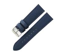 NFJNFCF Wasserdichtes Nylon-Armband, kompatibel mit Citizen Seiko Sports Outdoor-Uhrenarmband Herren 20 22 mm(Blue-Steel-K1,22mm)