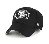 '47 NFL San Francisco 49ers MVP Unisex-Baseballkappe, Verstellbarer Klettverschluss, Einheitsgröße, Team Logo, Farbe Schwarz