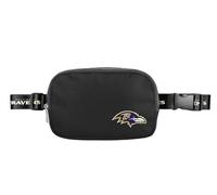 NFL FOCO Große schwarze Team-Wordmark-Crossbody-Gürteltasche, Tragetasche, Geldbörse, Baltimore Ravens, Crossbelt