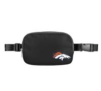 NFL FOCO Große schwarze Team-Wordmark-Crossbody-Gürteltasche, Tragetasche, Geldbörse, Denver Broncos, 7 x 5 x 2 inches
