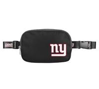 NFL FOCO Große schwarze Team-Wordmark-Crossbody-Gürteltasche, Tragetasche, Geldbörse, New York Giants, 5 x 2 x 7 inches