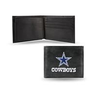 NFL Geldbörse aus Leder, Bestickt, Herren, NFL Rico Dallas Cowboys Embroidered Billfold, Teamfarbe, 3.25 x 4.25-inches
