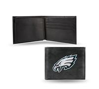 NFL Geldbörse aus Leder, Bestickt, Herren, NFL Rico Philadelphia Eagles Embroidered Billfold, Teamfarbe, 3.25 x 4.25-inches