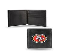 NFL Geldbörse aus Leder, Bestickt, Herren, NFL Rico San Francisco 49Ers Embroidered Billfold, Teamfarbe, 3.25 x 4.25-inches