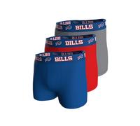 NFL Herren 3pk Boxers Bills Underwear, Mehrfarbig, XXL EU