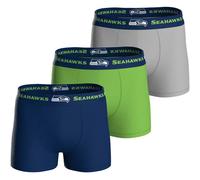 NFL Seahawks 3pk Boxers Navy-Green-Grey -XXL