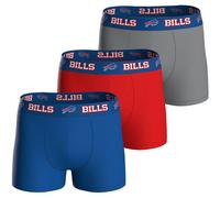 NFL Herren 3pk Boxers Bills Underwear, Mehrfarbig, XL EU